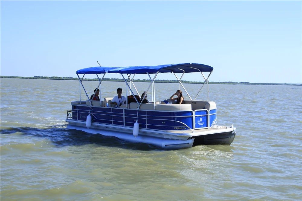 
Entertainer aluminum party yacht with unique design 