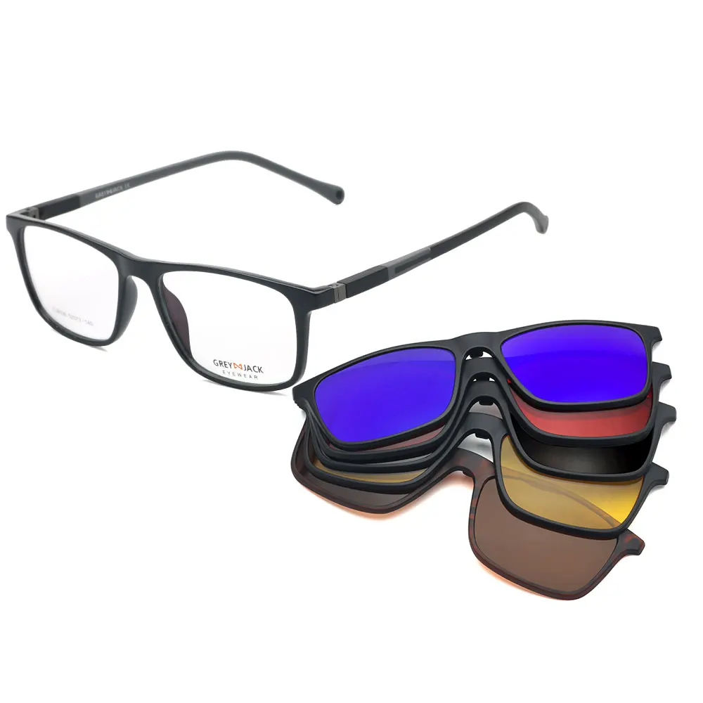 

Men Women TR90 Magnetic Clip On Polarized Sunglasses Eyeglasses Frames