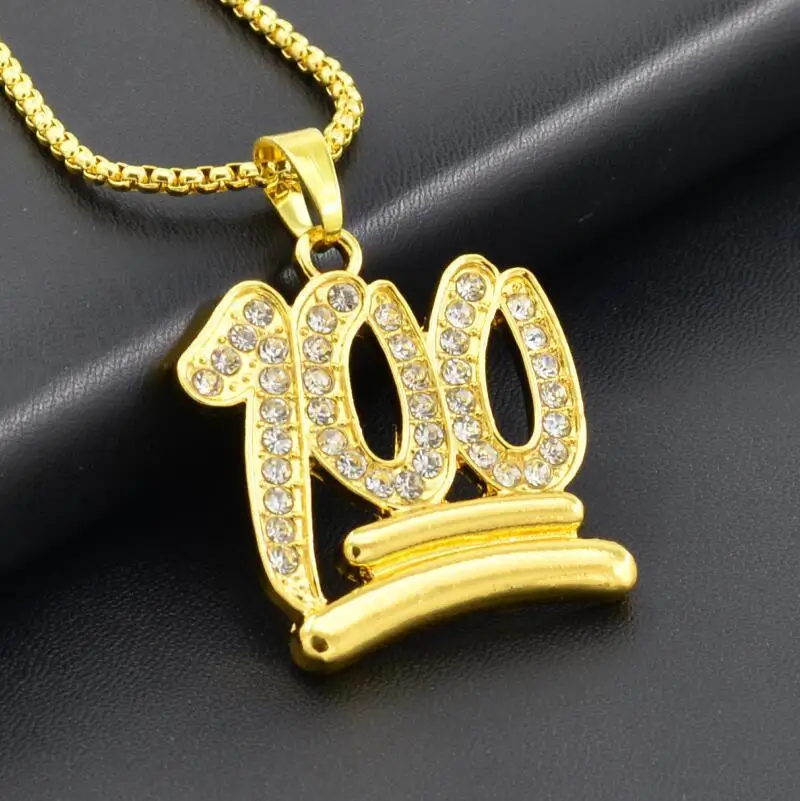 

Miss Jewelry HipHop 18k Gold Plated Stainless Steel Mens CZ 100 points for full necklace Diamond Necklace Out Tennis Chain, 14k 18k gold / white gold /silver