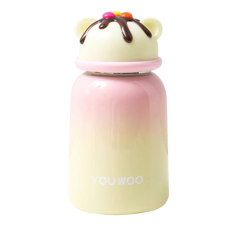 

(Customized) 10 oz macaroon Contrast Cup Stainless Steel Vacuum Insulation Cup Outdoor Portable Sealed Cup