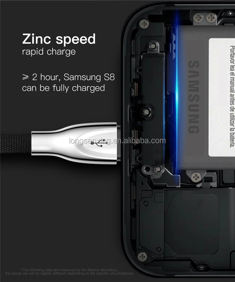 Factory Hot selling Zinc Alloy Flat Mirco Usb 3 in 1Charging date Cable Quick Charger for you smartphone - ANKUX.COM