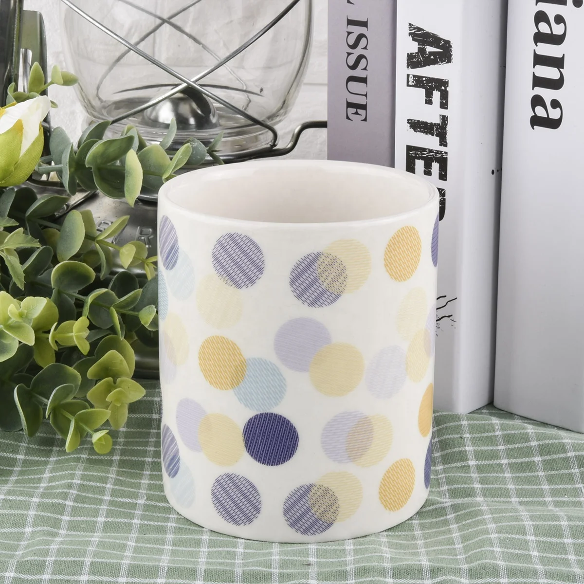 Custom Design Ceramic Candle Vessels