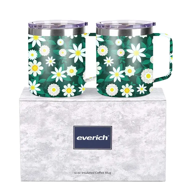 

beer mug with handle coffee mug insulated mug with handle stainless steel double wall insulated, Customized color