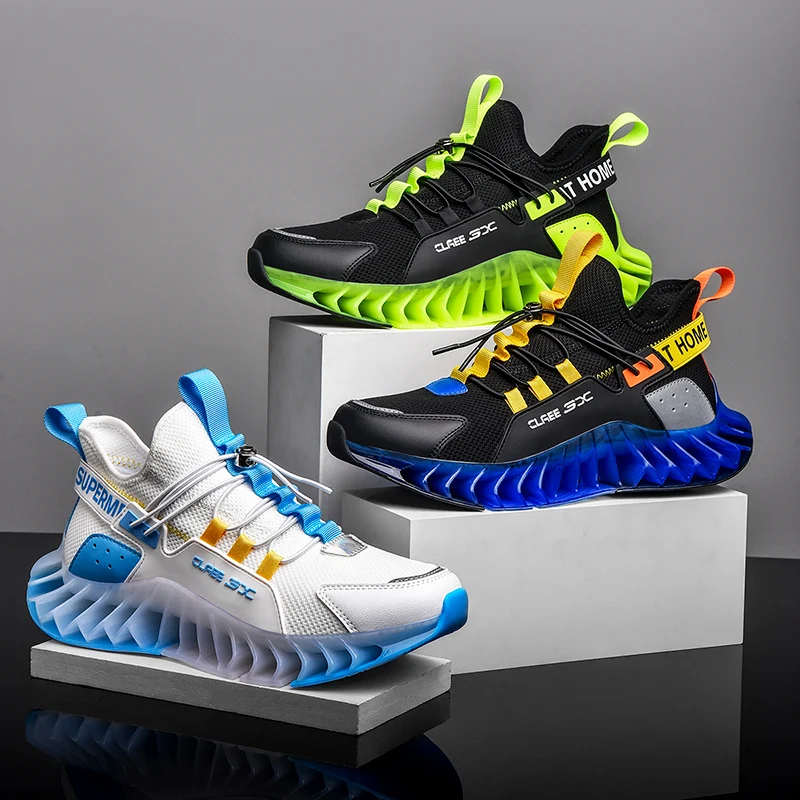 

2021 sneaker produced Breathable Light TPU Running Men Shoes heighten shoes for men sport running walking Style Shoes