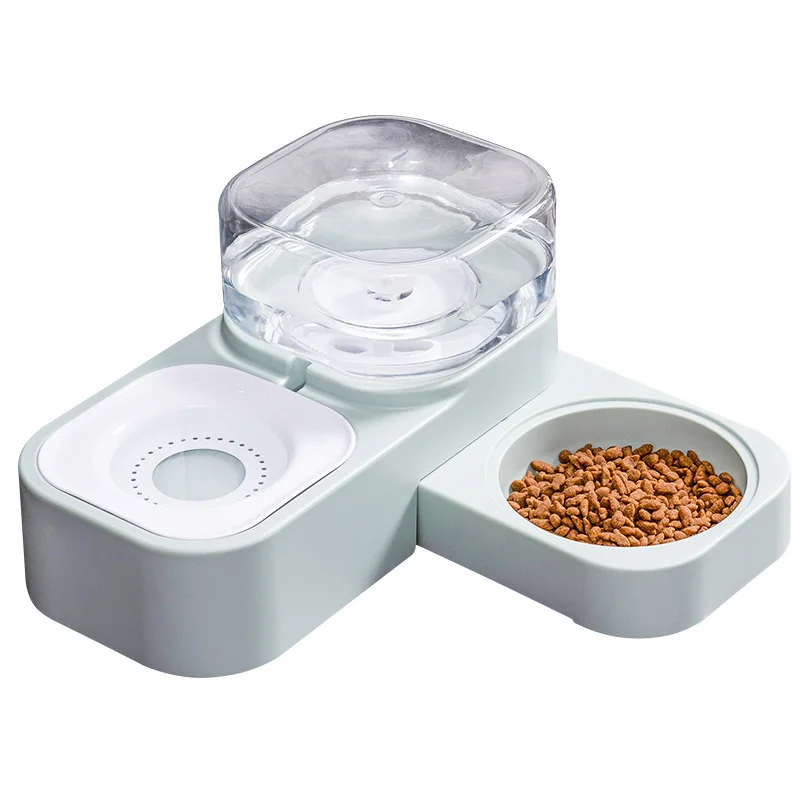 

1.5L Pet Cat Bowl Automatic Feeder Fountain Indoor Kitten Drinking Waterer, Gray,pink,green