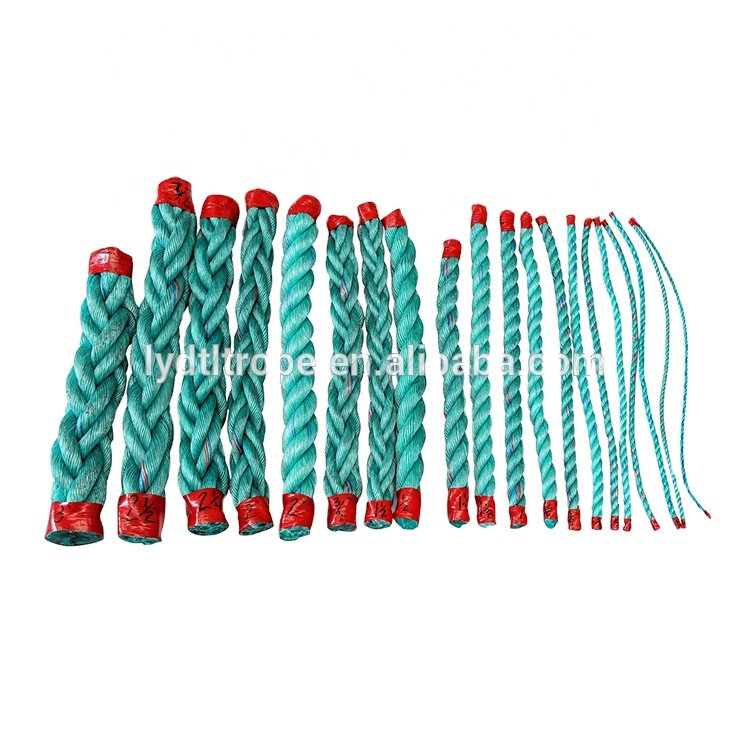 
Marine mooring twisted Polysteel rope/PP Danline rope 