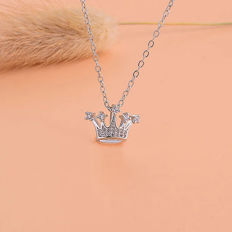 

New zircon clavicle chain 18K gold collar ornament