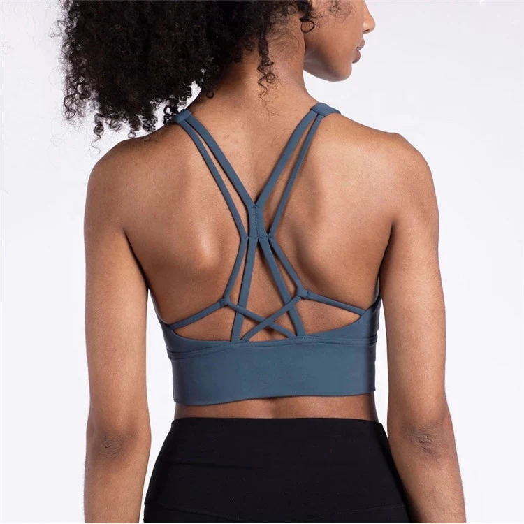 

Radiant Strappy Running Yoga Sports Bra