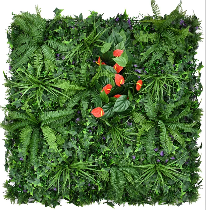 

DKB artificial plastic plants wall decoration artificial tree plant grass wall artificial green wall for wedding and garden