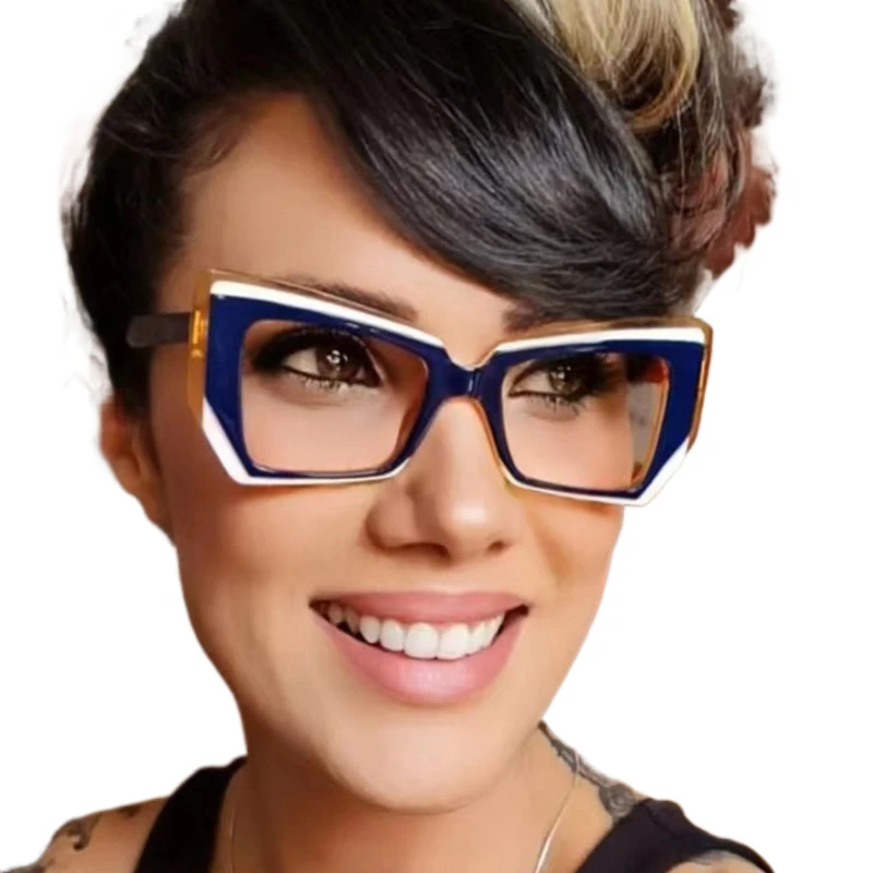 5206 2023 New Arrival Anti blue Light Cat Eye Glasses Fashionable Cheap Optical Computer Glasses Frame Eyeglasses Woman Eyewear