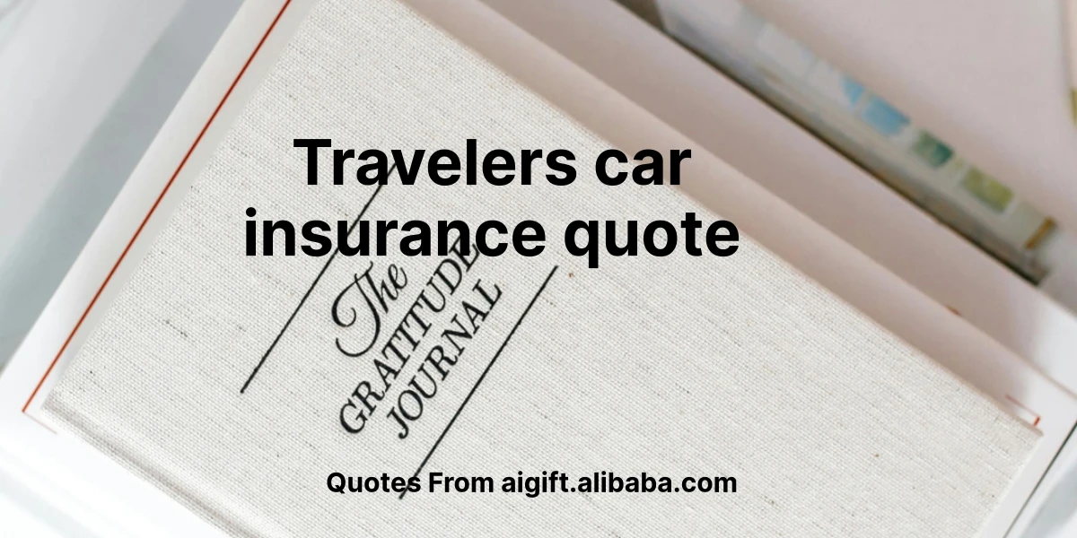 travelers car insurance quote