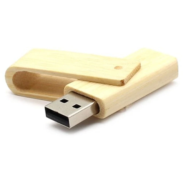 High speed bamboo u disk Swivel usb flash pen drive stick 2.0 32GB gift - ANKUX.COM