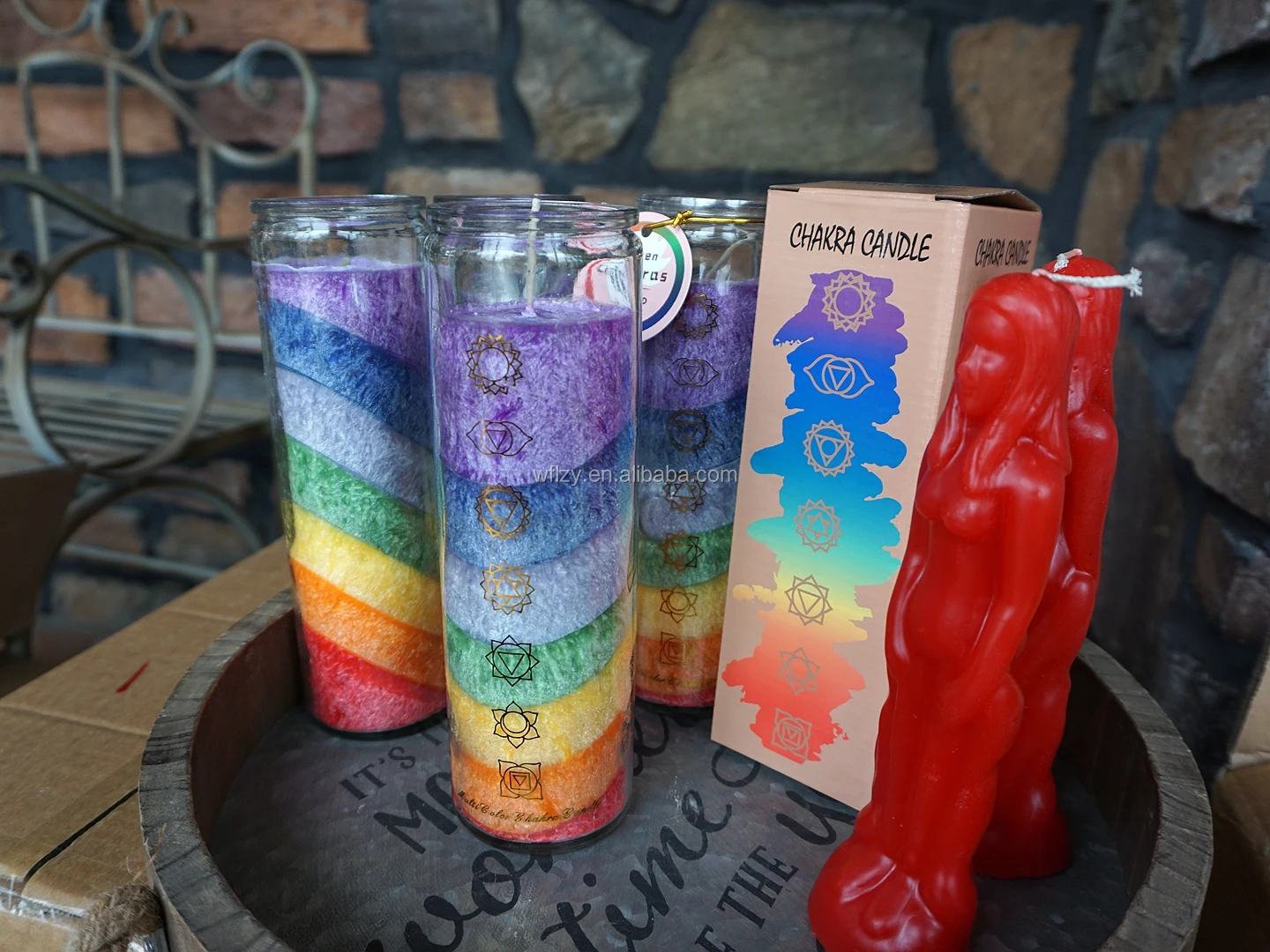 Chakra & Luck Advanced Seven Chakras Layered Candles Buy Candles
