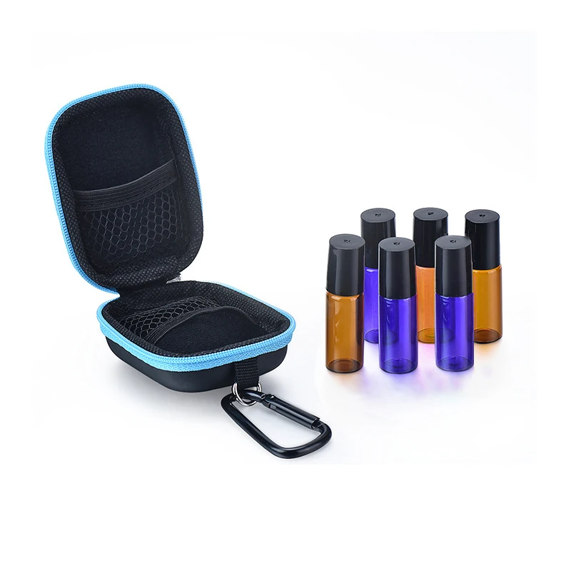 

Double-sided Mesh Essential Oil Portable Storage Case 5ml EVA Carrying Essential Oil Bag, 6 colors