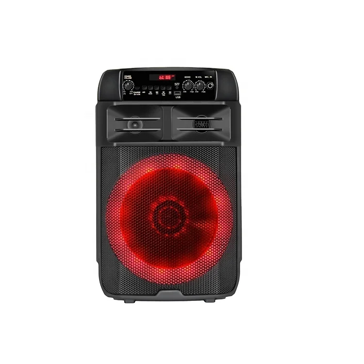 

Best sale 8 inch full range multifunction bt portable trolley speaker cabinet