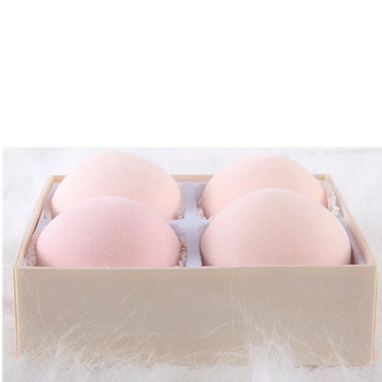 

Hydrophilic Peach Marshmallow Soft Microfiber Latex Free OEM Pink Makeup Sponge Blender, Customized color