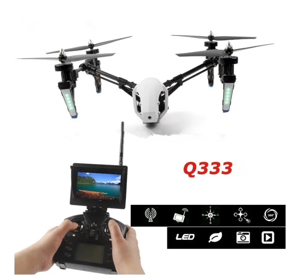 

WLtoys Q333 - A 5.8G FPV 2.4G 4CH 6-Axis Gyro RTF RC Quadcopter Controlled Deformation Toy