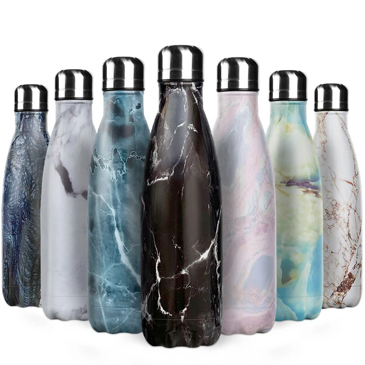 

Eco friendly vacuum sport double wall copper stainless steel thermo cola shape drink insulated water bottles with custom logo, Customized colors acceptable
