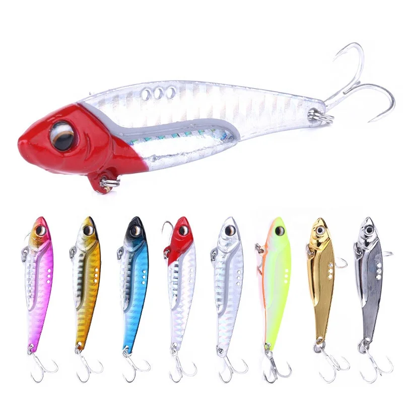 

5cm 7g metal blade VIB fishing lures sinking VIB for lure fishing, 8 colors