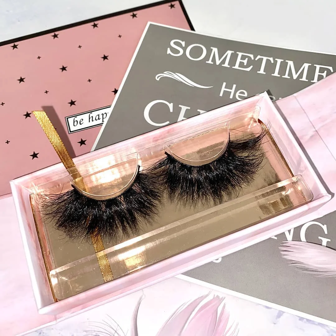 

Wholesale comfortable private label eye lashes 3d mink strip eyelashes with customize own brand box