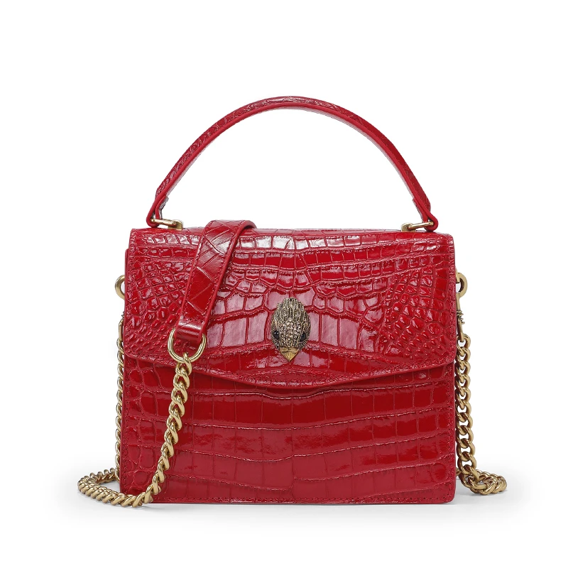 

Genuine crocodile leather hand bags oem fashion small leather bag for ladies