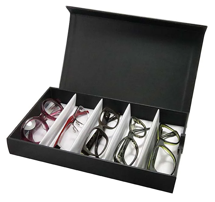 Multiple Sunglasses Travel Case Frame Trays Optical Glasses Organizer