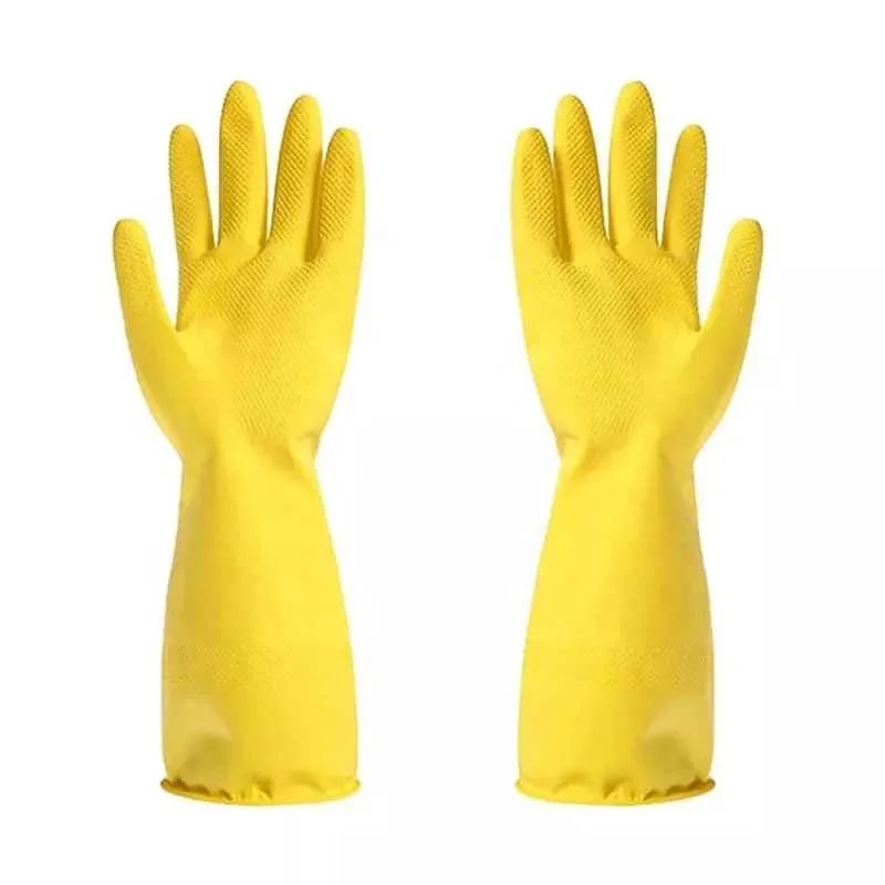 

Kitchen Silicone Cleaning Gloves Household Scrubber Kitchen Clean Tool Rubber Gloves Heat Resistant Kitchen Cleaning Gloves