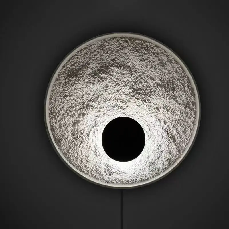 50CM  With LED Night Light Nordic Style Luxury Hanging Home Large Living Bed Kid Room Wall Moon Art Decor Lamp Dropshipping DDP