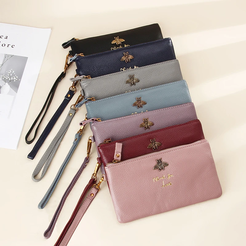 

Billeteras Carteras Para Mujeres Long Phone Wallets For Women Fashionable Ladies Money Purse Leather Zipper Card Holder Wallet