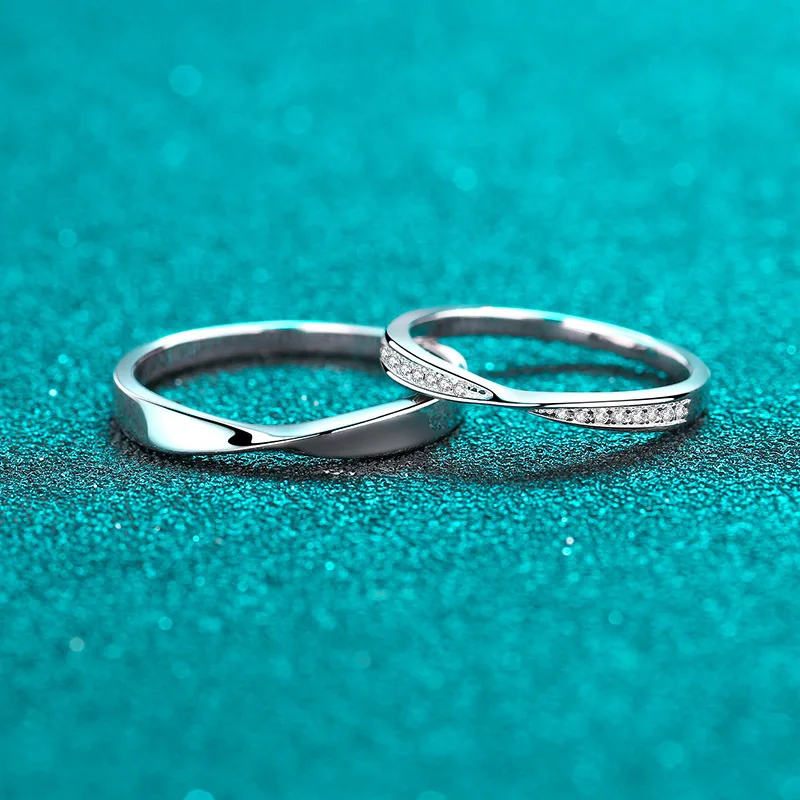 

Wedding Rings Couple Set Moissanite Ring For Women Couple Ring 925 Silver Jewelry Moissanite Jewelry