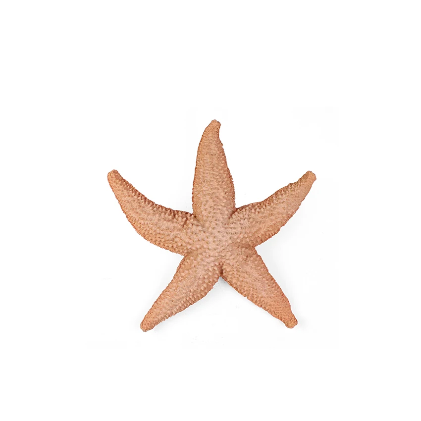 wholesale resin lifelike starfish on natural marble base table top home decor details