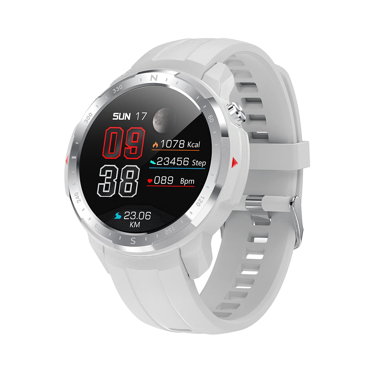 

2022 ip68 waterproof BT call belt heart rate blood pressure sleep monitoring custom dial message push smart watch L20