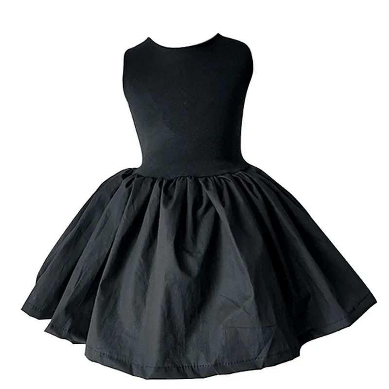 

Children Girl Clothing Kids black Girls Dress with Floral Print Wear Vendor Designers Summer Custom Wholesale Big Kids