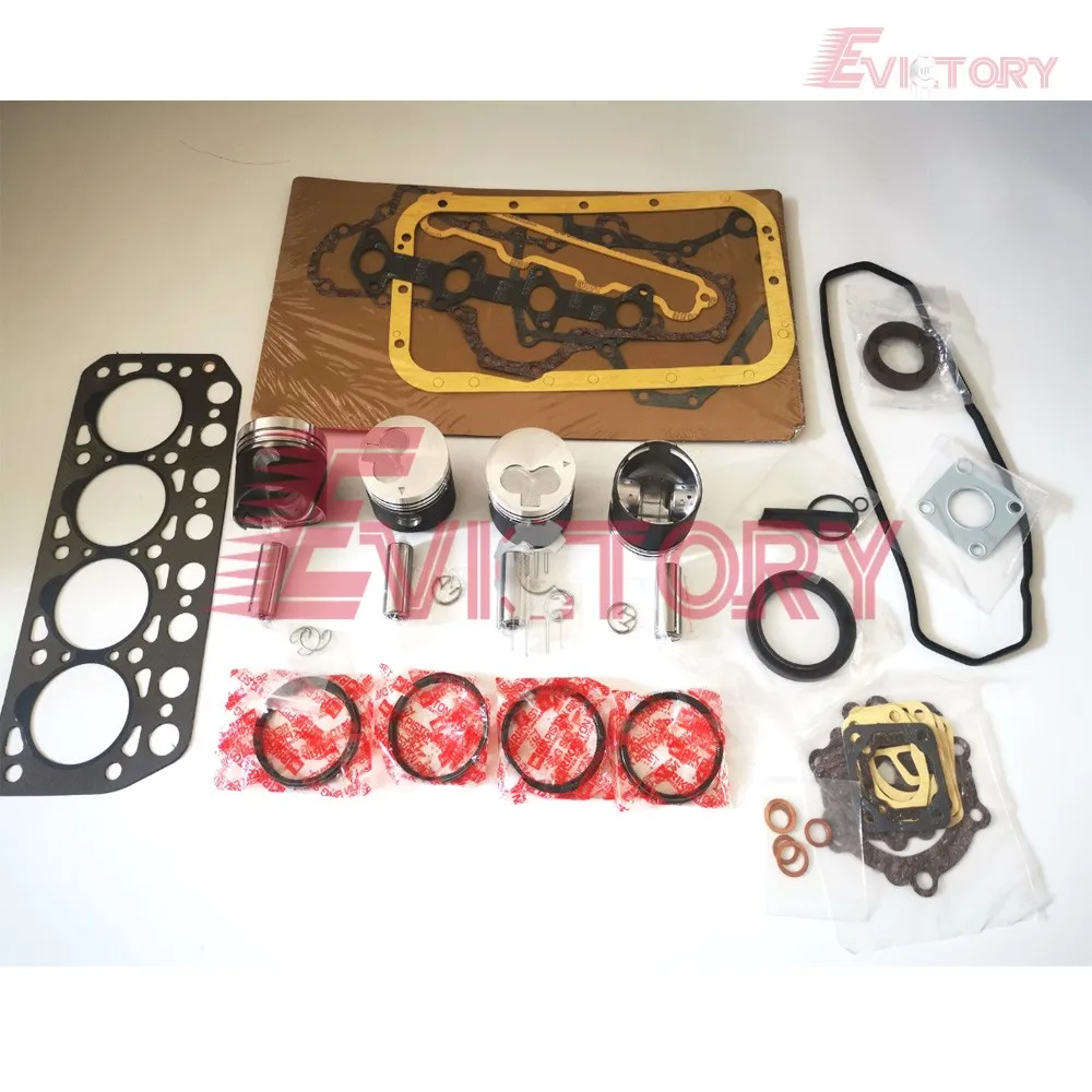 For Mitsubishi K4e Engine Overhaul Parts K4f Piston + Ring Cylinder ...