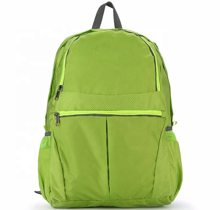 

High Quality Foldable Backpack for Outdoor Travel bagpack Lightweight Waterproof Sport Hiking Backpack, Grass green or any customer require