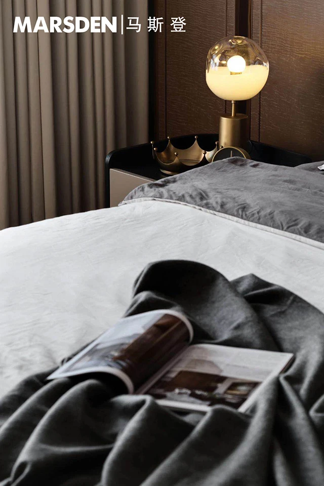
MARSDEN fashion metal handmade glass modern decorative hotel contemporary unique table lamp luxury 