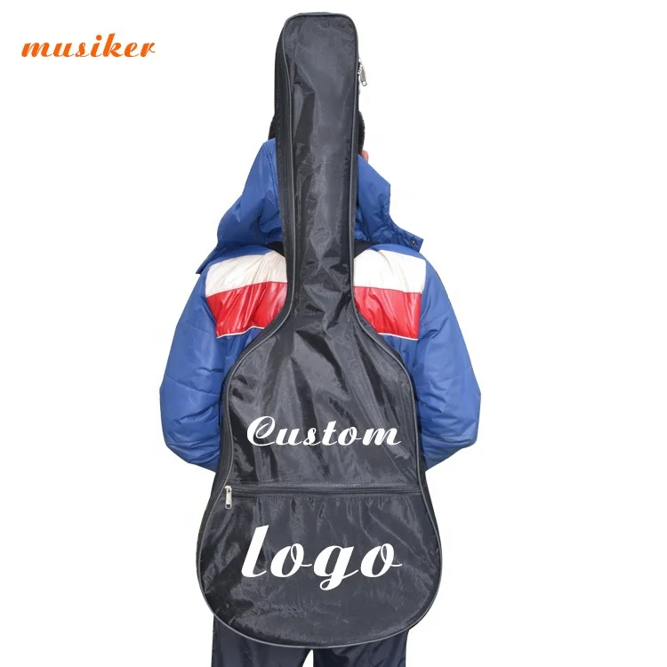 
Factory custom logo design straps waterproof gig acoustic bass guitar bag 
