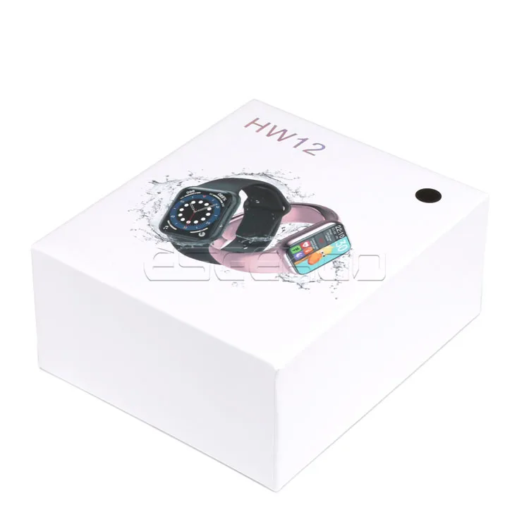 

HW12 Smartwatch IP68 Waterproof Reloj Intelligente Fitness Tracker HW 12 Smart Watch HW12, Blue,pink,black,white,red