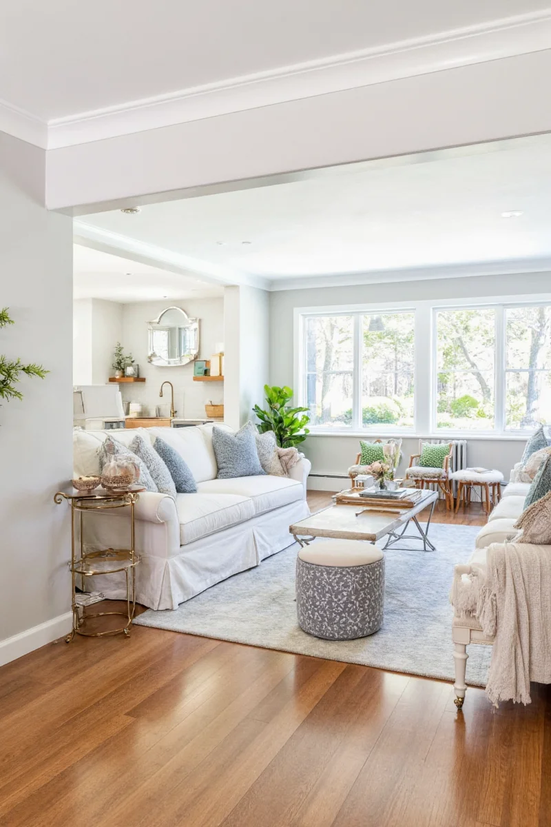 Stylish yet durable playroom setup