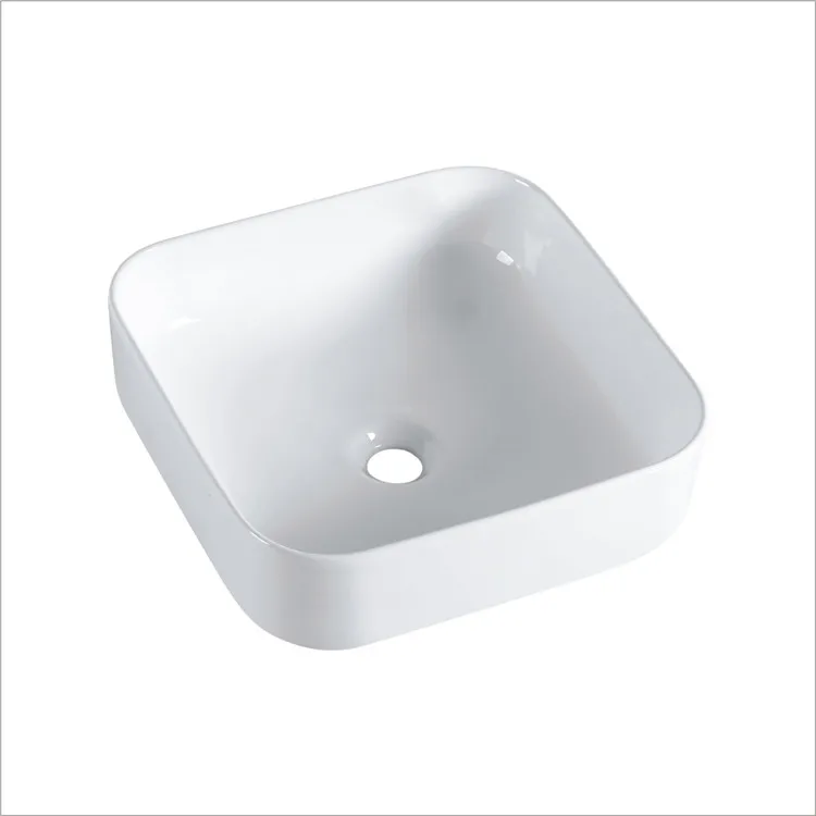 High quality office building hospital graphic design ceramic counter top basin