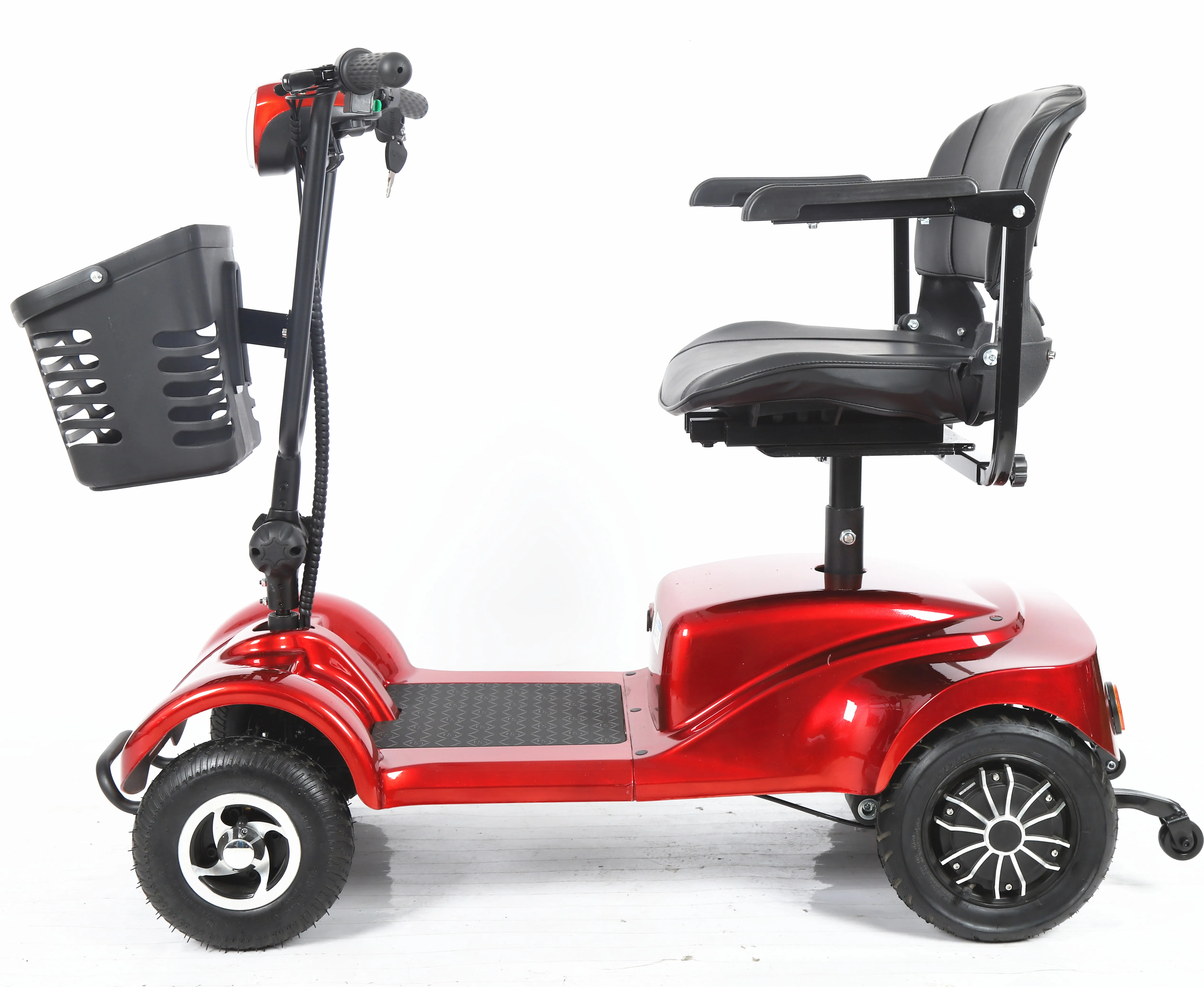 

Hot-selling four-wheel electric scooter for the elderly and disabled 4 wheel electric Scooter Motorcycle, Red