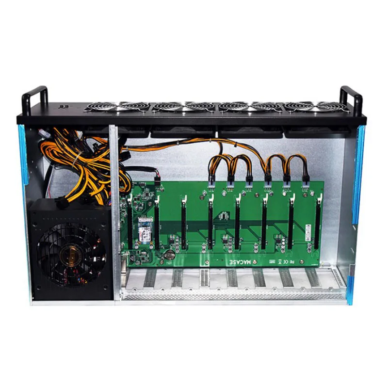 

M08S 8 GPU Ethereum Mining Rig ETH Minig Machine Miner With 2300W PSU