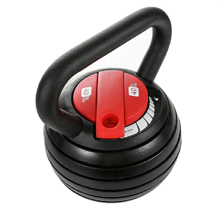 

Stainless Steel Fittings Plate Gym Equipiment Fitness 20LBS 40LBS Adjustable Kettlebell Weight Sets Of Adjustable Dumbbells, Blue/red