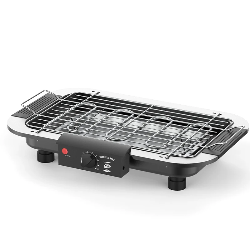 

2000W household smokeless electric barbecue grill, Black