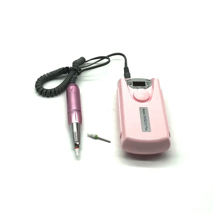 

AT-NDB-010 portable nail drill in pink color, Pink / oem color accept