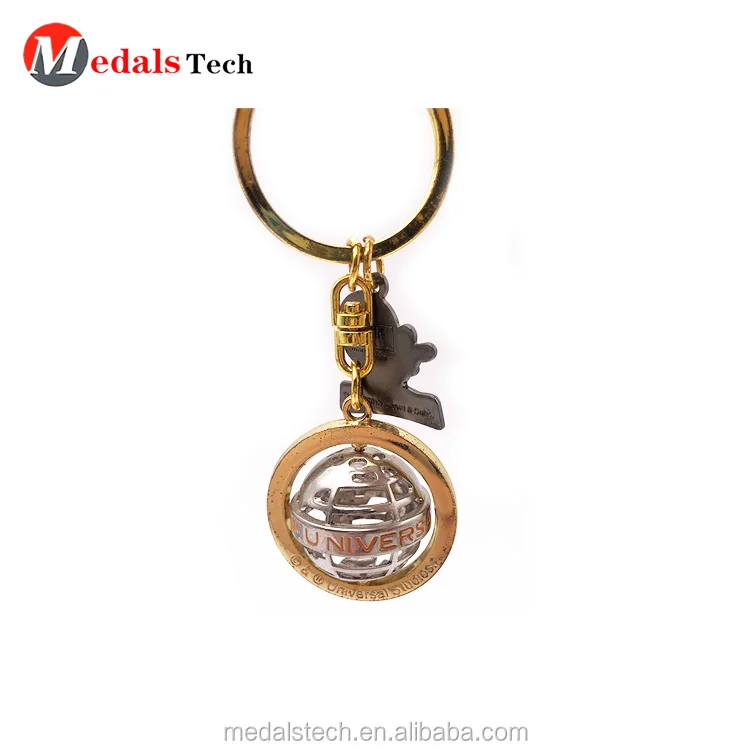 Best selling factory price heart metal  weeding souvenir keychain