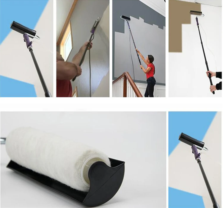 Electric Latex Paint Roller Brush with Remote Control