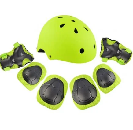 

Kids Bike Roller Skating Knee Elbow Wrist Protective Gear Skateboard Helmet set cycling skateboard protection supplies