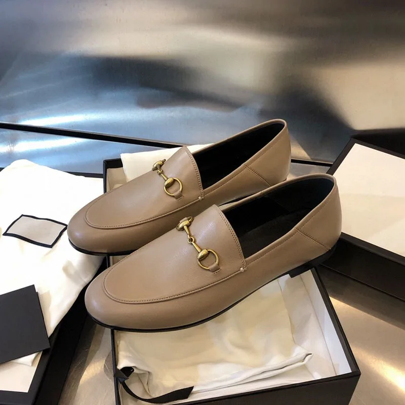 

Leather leather shoes with women's loafers and leather shoes