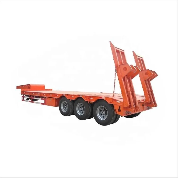 

Cheap Price Lowboy Truck Trailer Heavy Equipments Low Bed Trucks, Customers optional